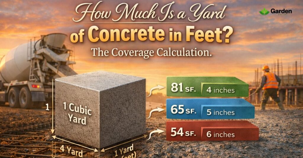 How Much Is a Yard of Concrete in Feet? The Coverage Calculation