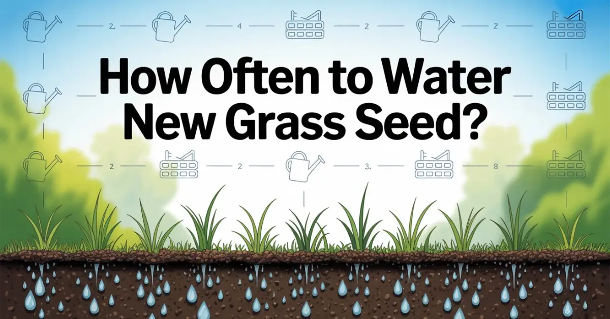 How Often Should I Water Grass Seed